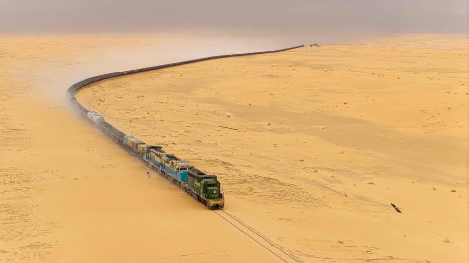 Le train des mines de fer